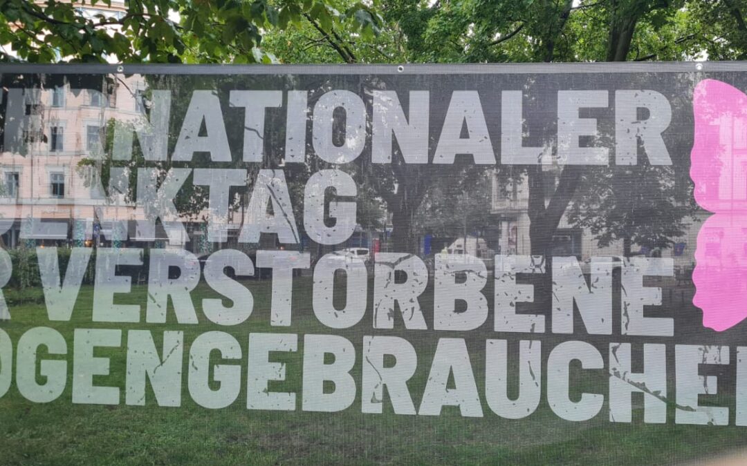 21. Juli 2025, Gedenktag für verstorbene Drogengebrauchende